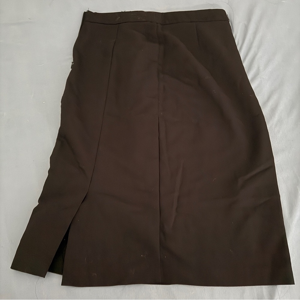 Zara Basic Black Sleek Pencil Skirt